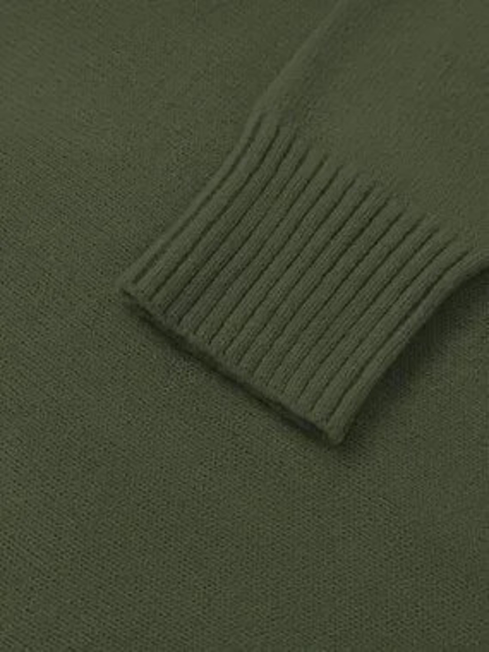 Army Green Casual Women's Minimalist Cardigan